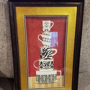 Wall Art with tea cups